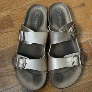 Cat & Jack Girls Metallic Sandals